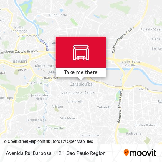 Avenida Rui Barbosa 1121 map