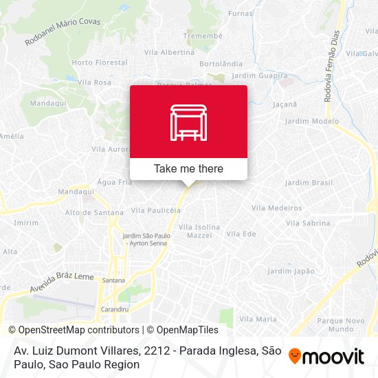 Av. Luiz Dumont Villares, 2212 - Parada Inglesa, São Paulo map
