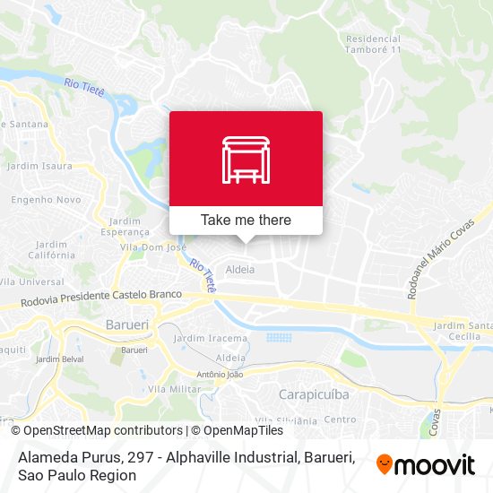 Alameda Purus, 297 - Alphaville Industrial, Barueri map