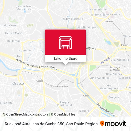 Rua José Aureliana da Cunha 350 map