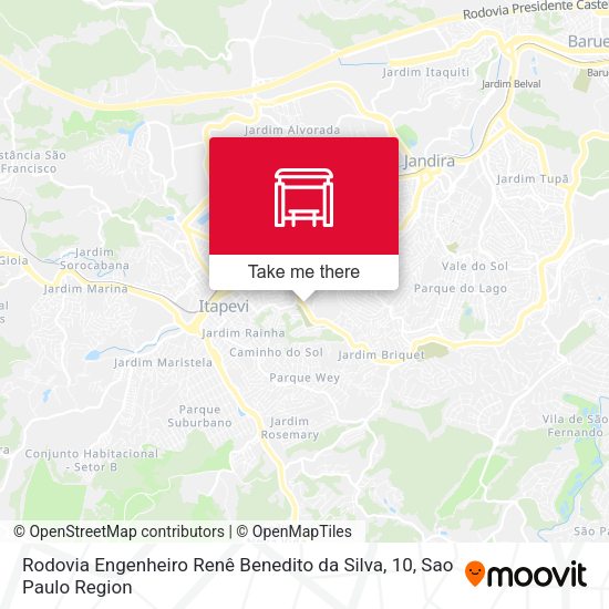 Rodovia Engenheiro Renê Benedito da Silva, 10 map