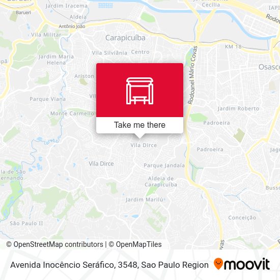 Avenida Inocêncio Seráfico, 3548 map