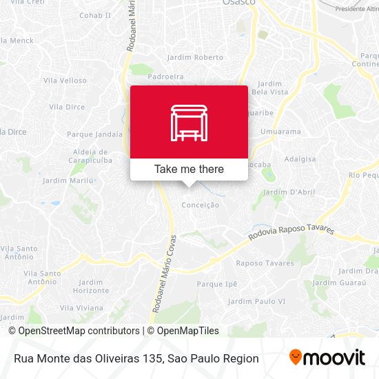 Rua Monte das Oliveiras 135 map