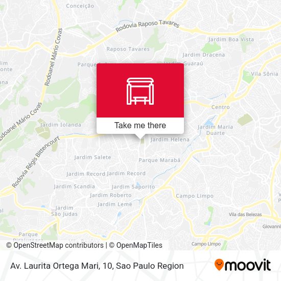 Av. Laurita Ortega Mari, 10 map