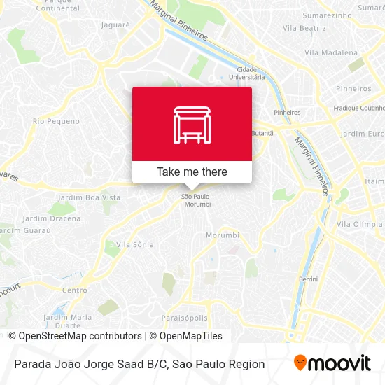 Parada João Jorge Saad B/C map