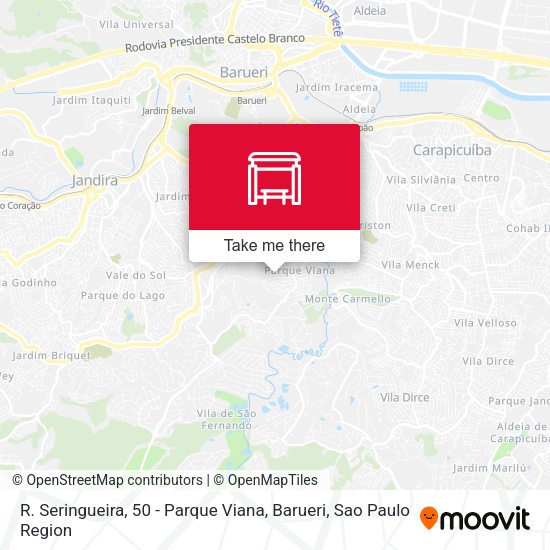 R. Seringueira, 50 - Parque Viana, Barueri map