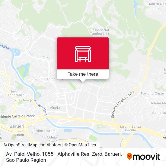 Av. Paiol Velho, 1055 - Alphaville Res. Zero, Barueri map