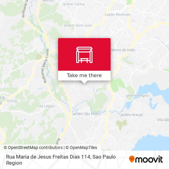 Mapa Rua Maria de Jesus Freitas Dias 114
