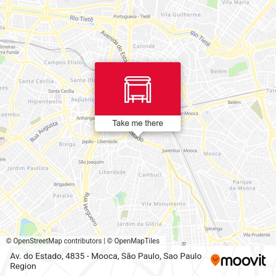 Av. do Estado, 4835 - Mooca, São Paulo map