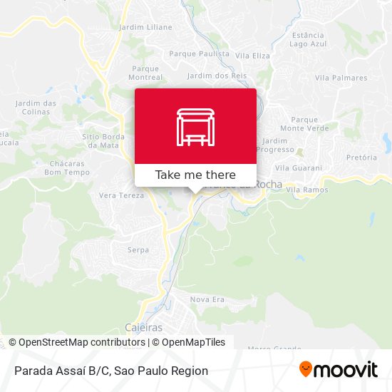 Parada Assaí B/C map