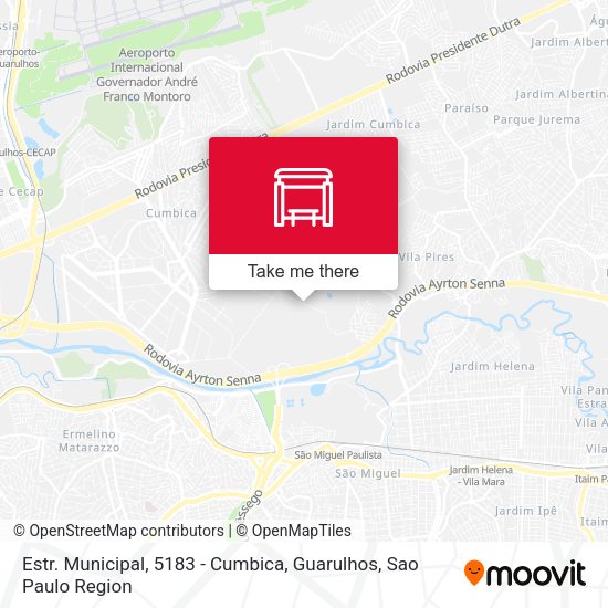 Estr. Municipal, 5183 - Cumbica, Guarulhos map