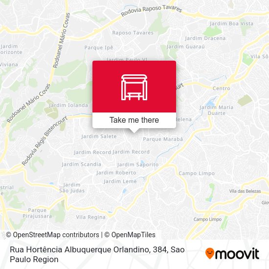 Rua Hortência Albuquerque Orlandino, 384 map
