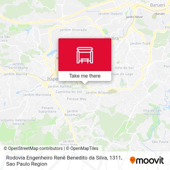 Rodovia Engenheiro Renê Benedito da Silva, 1311 map