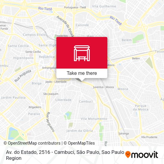 Av. do Estado, 2516 - Cambuci, São Paulo map