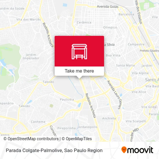Parada Colgate-Palmolive map