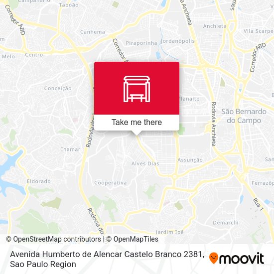 Avenida Humberto de Alencar Castelo Branco 2381 map