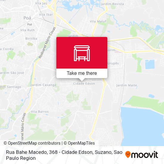 Rua Bahe Macedo, 368 - Cidade Edson, Suzano map