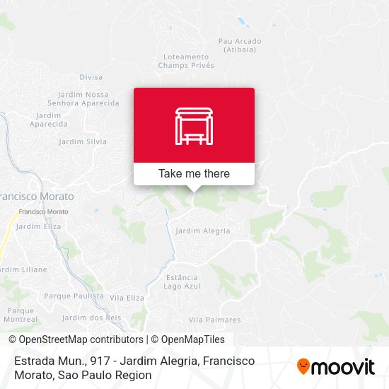 Estrada Mun., 917 - Jardim Alegria, Francisco Morato map