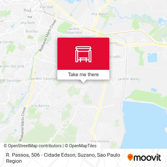 R. Passos, 506 - Cidade Edson, Suzano map