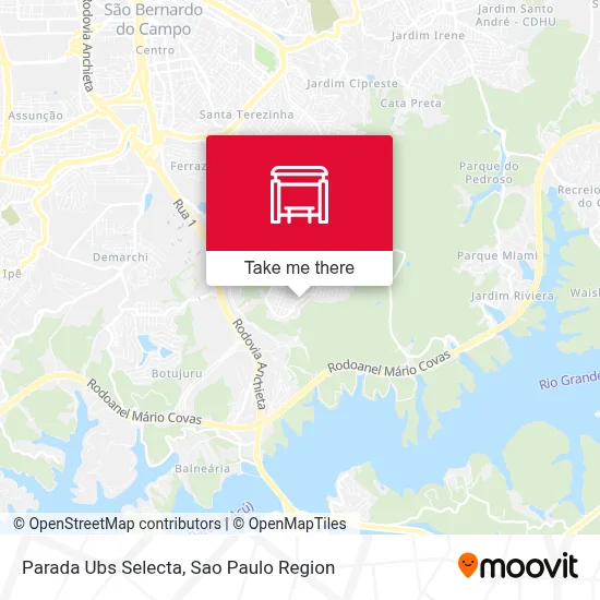 Parada Ubs Selecta map