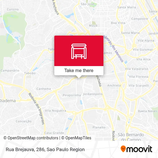 Rua Brejauva, 286 map