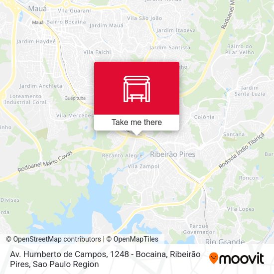 Av. Humberto de Campos, 1248 - Bocaina, Ribeirão Pires map