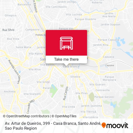 Av. Artur de Queirós, 399 - Casa Branca, Santo André map