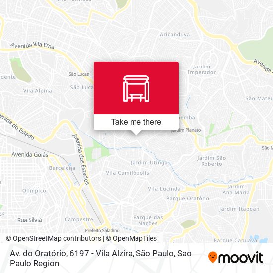 Av. do Oratório, 6197 - Vila Alzira, São Paulo map