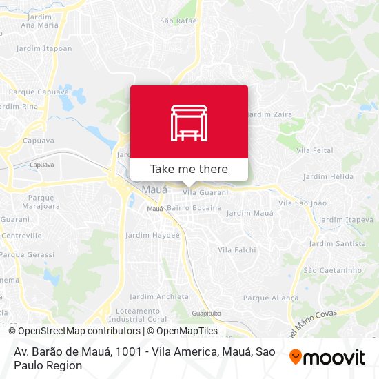 Av. Barão de Mauá, 1001 - Vila America, Mauá map