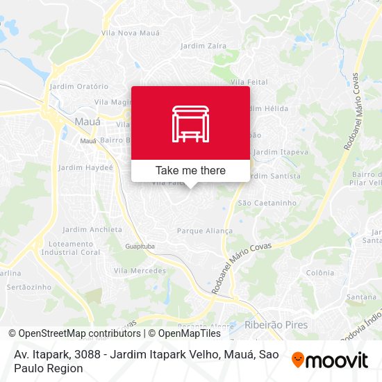 Av. Itapark, 3088 - Jardim Itapark Velho, Mauá map