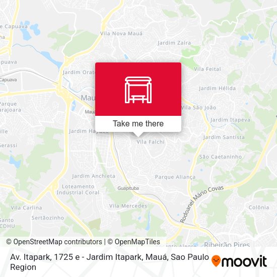 Av. Itapark, 1725 e - Jardim Itapark, Mauá map