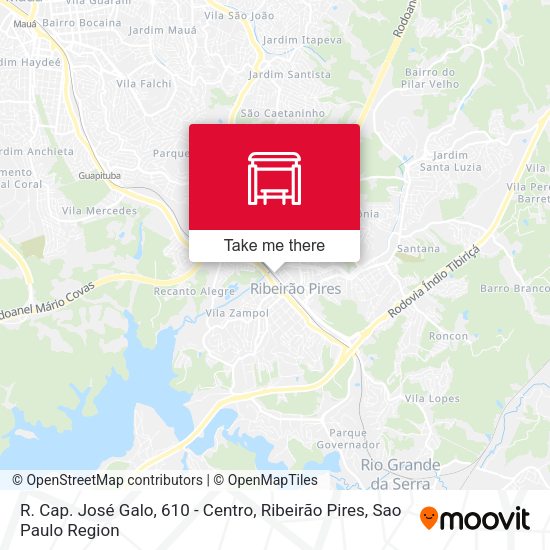 R. Cap. José Galo, 610 - Centro, Ribeirão Pires map