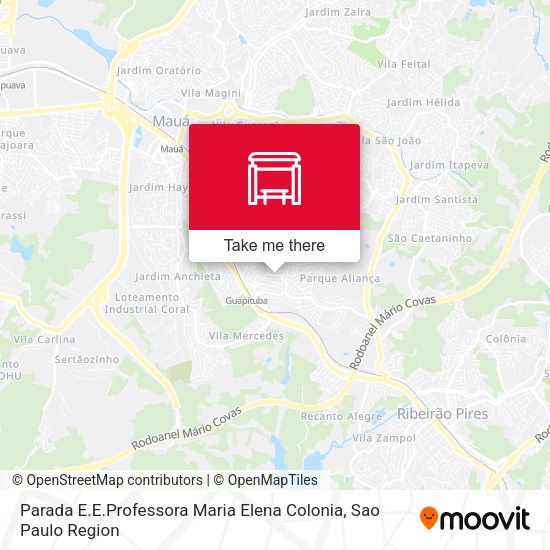 Parada E.E.Professora Maria Elena Colonia map