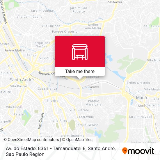 Av. do Estado, 8361 - Tamanduateí 8, Santo André map
