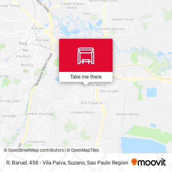 R. Baruel, 458 - Vila Paiva, Suzano map