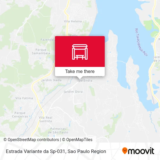 Estrada Variante da Sp-031 map