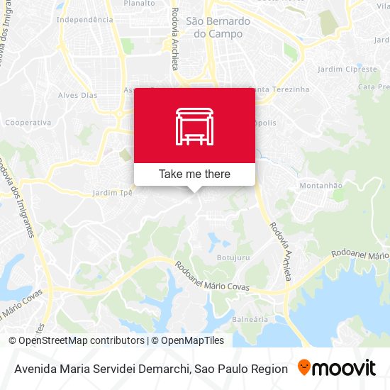 Avenida Maria Servidei Demarchi map