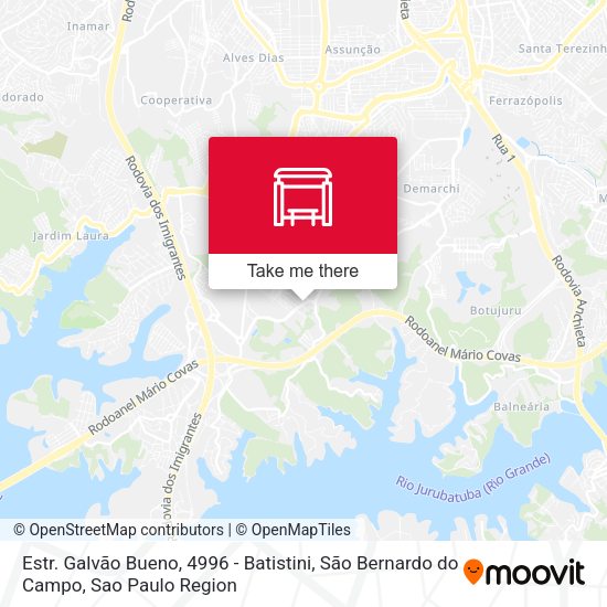 Estr. Galvão Bueno, 4996 - Batistini, São Bernardo do Campo map