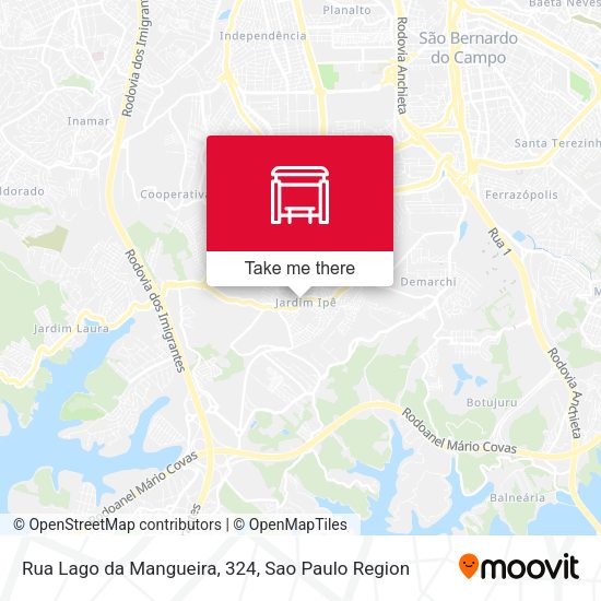 Rua Lago da Mangueira, 324 map