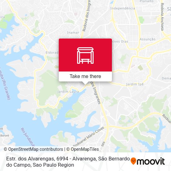 Estr. dos Alvarengas, 6994 - Alvarenga, São Bernardo do Campo map