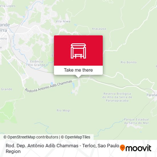 Rod. Dep. Antônio Adib Chammas - Terloc map