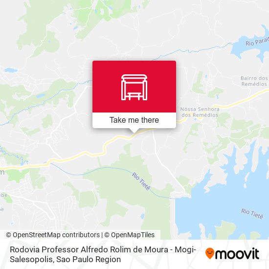 Rodovia Professor Alfredo Rolim de Moura - Mogi-Salesopolis map