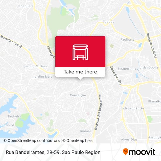 Rua Bandeirantes, 29-59 map