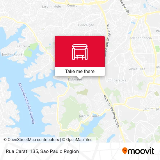 Rua Carati 135 map