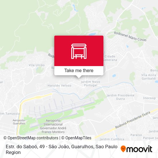 Estr. do Saboó, 49 - São João, Guarulhos map