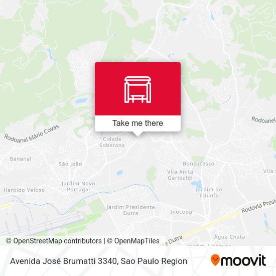 Avenida José Brumatti 3340 map