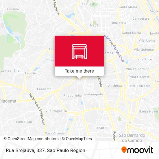 Rua Brejaúva,  337 map