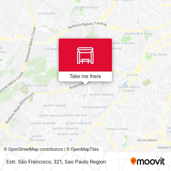Estr. São Francisco, 321 map