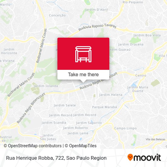 Rua Henrique Robba, 722 map