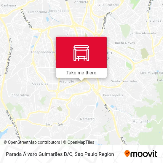 Parada Álvaro Guimarães B/C map